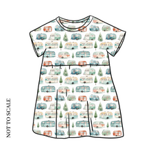 Load image into Gallery viewer, Camper Vans T-Shirt Dress

