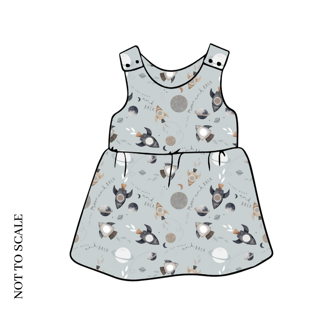 Outer Space Pinafore Dress