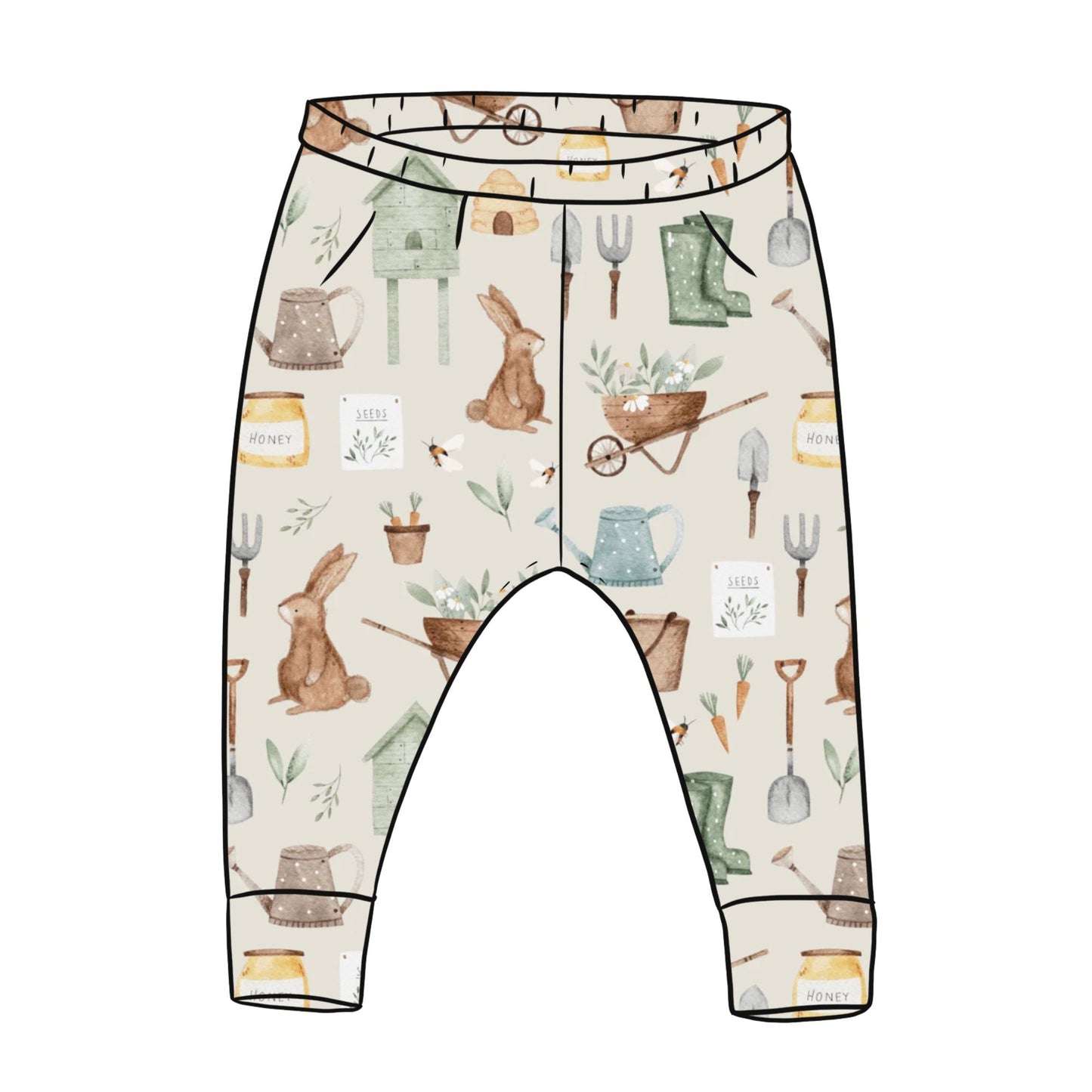 Bunny Allotment Leggings 18-24m