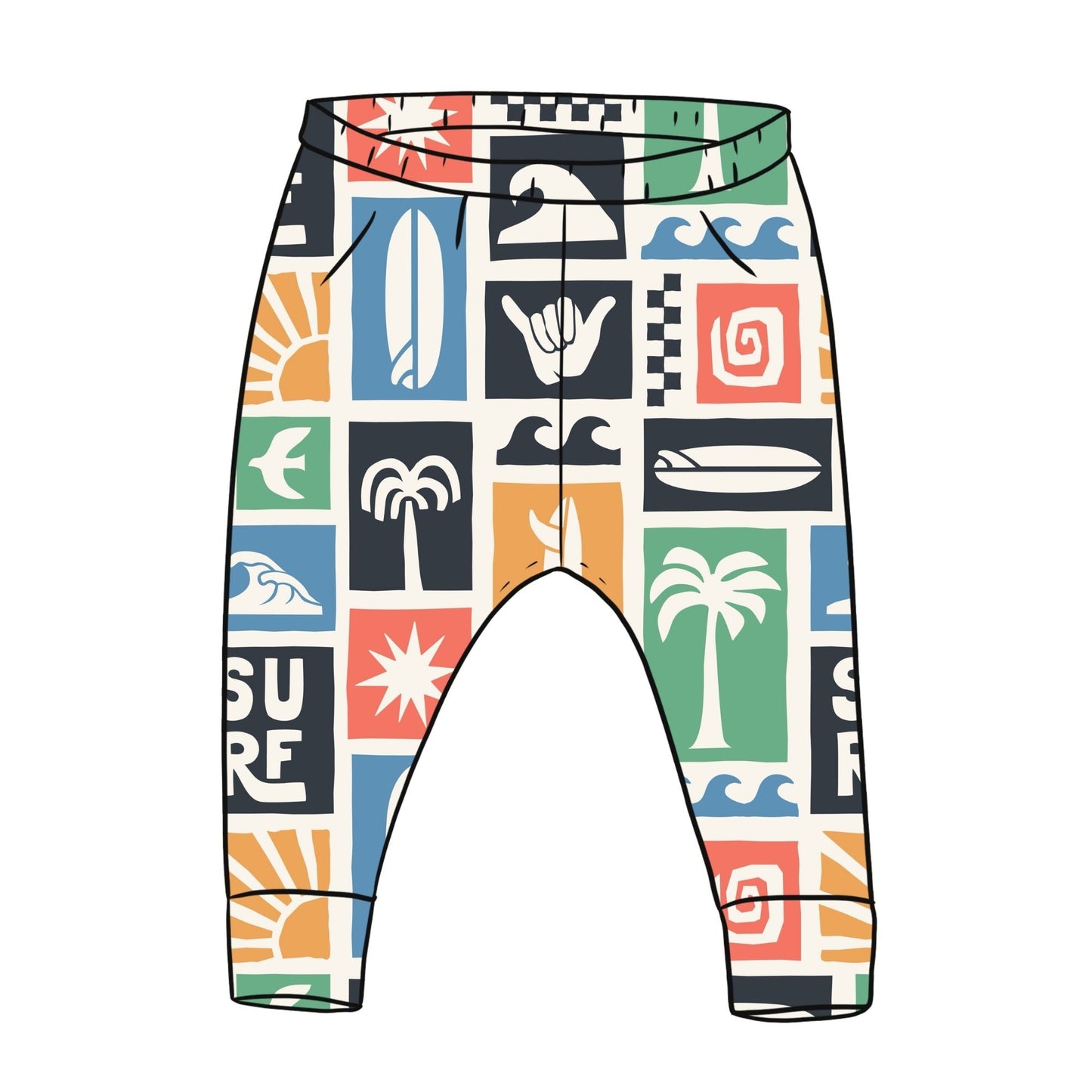 Surfing Leggings 12-18m
