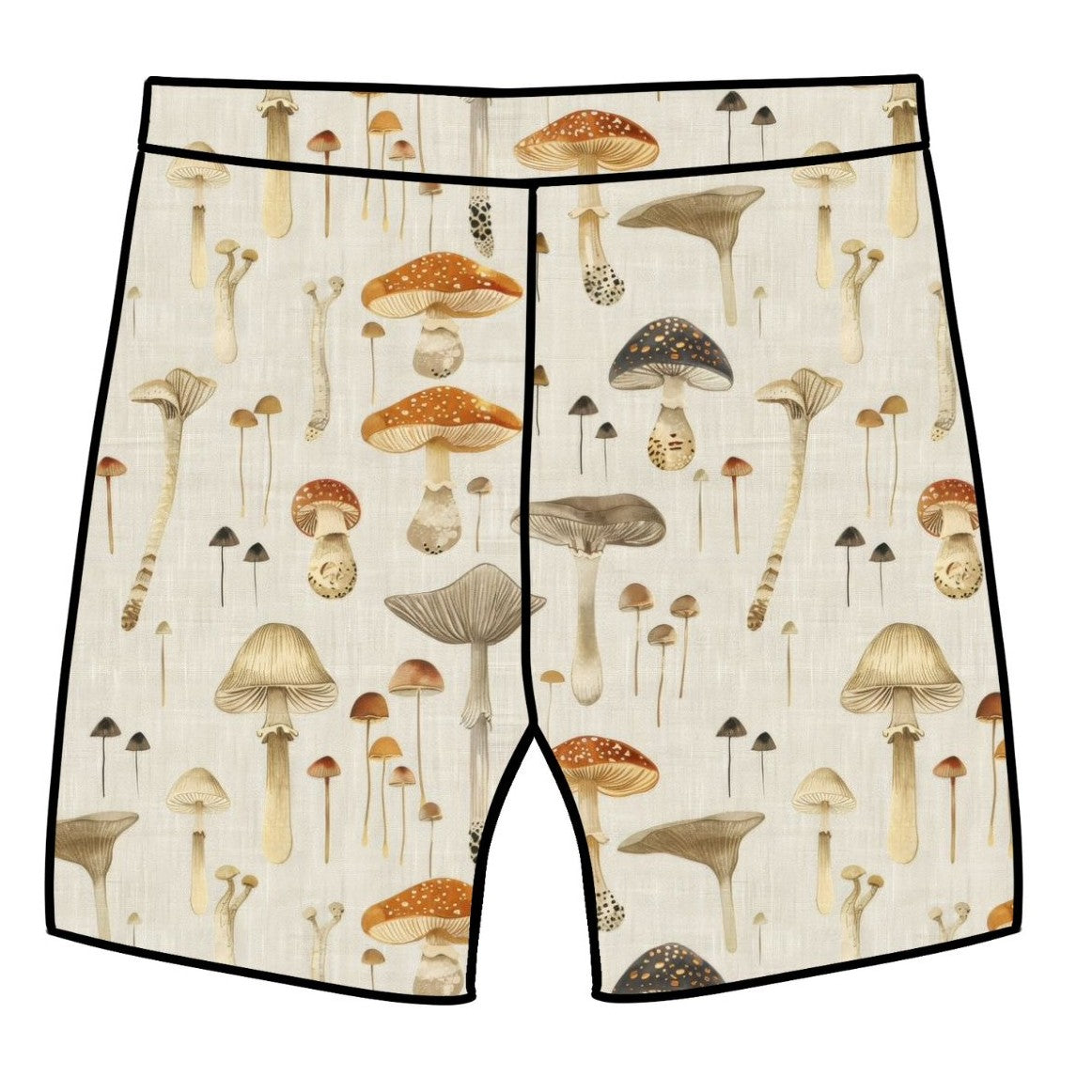 Linen Mushrooms Baby & Child Lounge Shorts