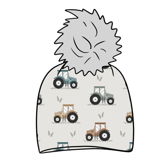 Little Tractors Child & Baby Bobble Hat