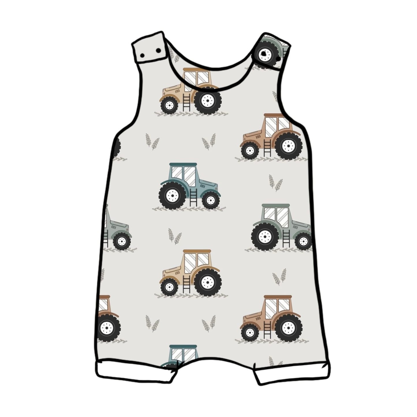 Little Tractors Child & Baby Short Romper