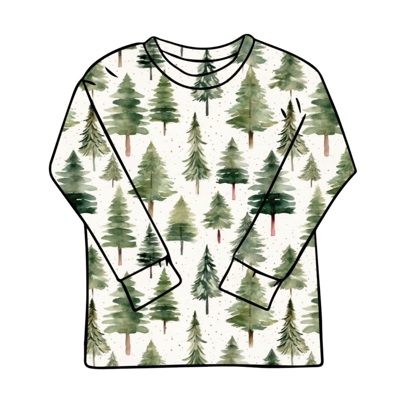 Scandi Woodland Child & Baby Long Sleeve T-Shirt