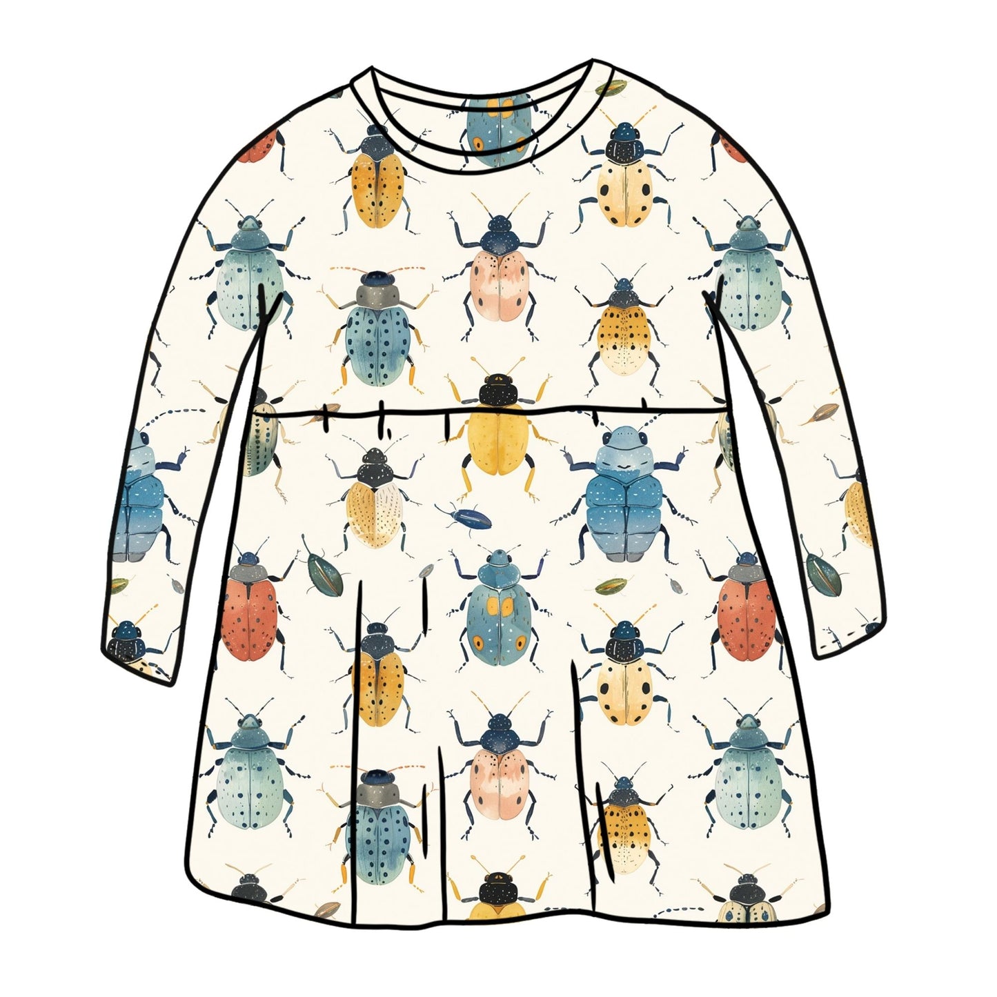 Bright Bugs Child & Baby Sleeved Dress - 3 options