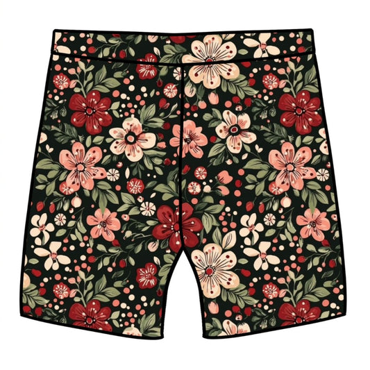 Christmas Floral Child & Baby Lounge Shorts