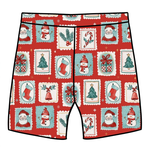 Christmas Stamps Child & Baby Lounge Shorts