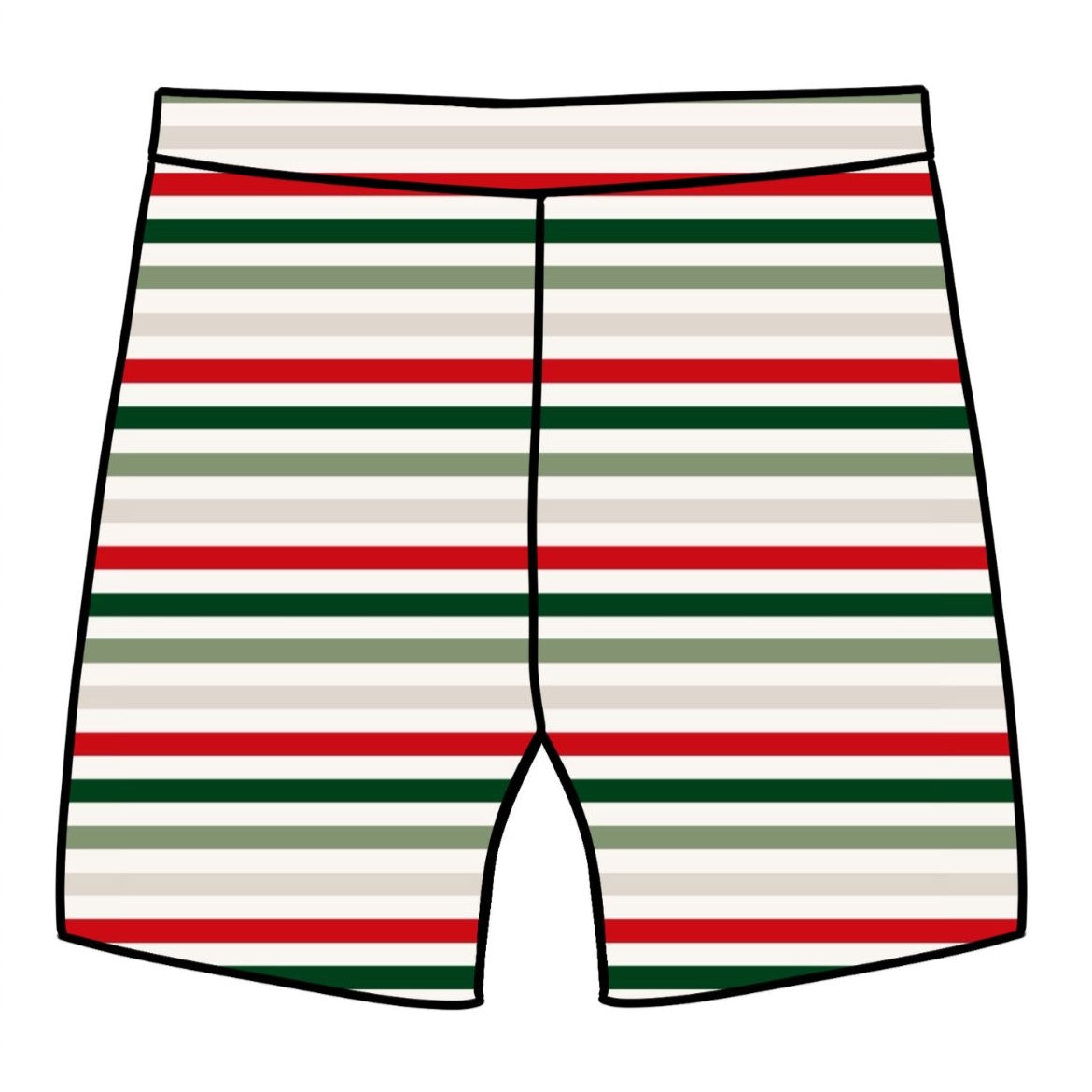 Christmas Stripes Child & Baby Lounge Shorts