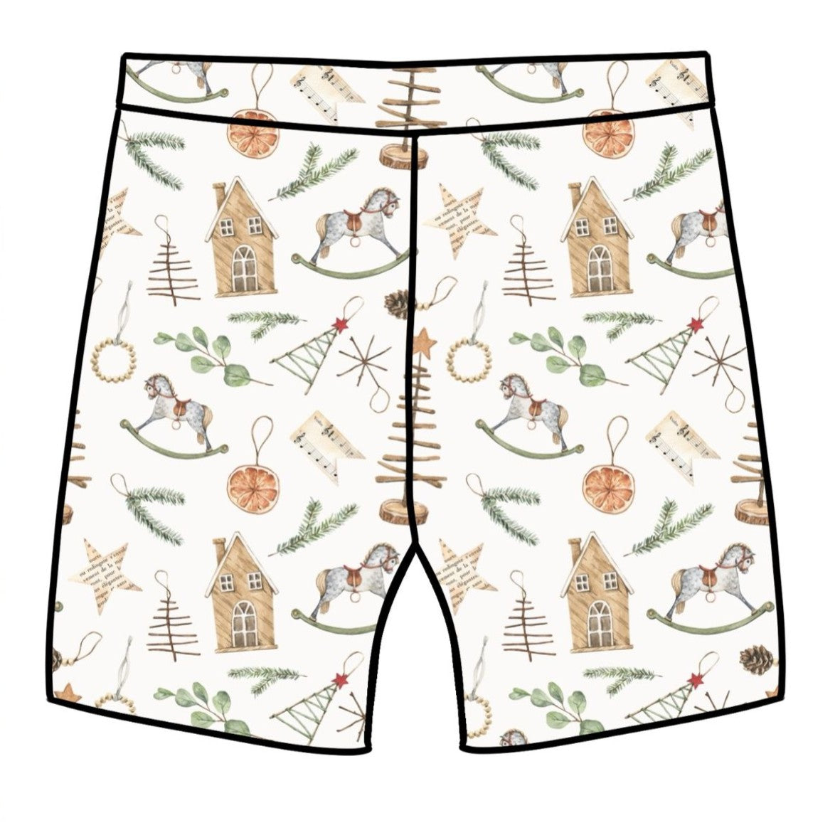 Scandi Christmas Child & Baby Lounge Shorts