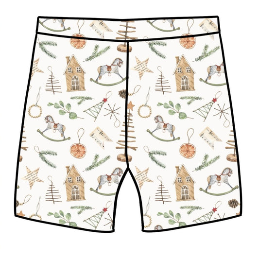 Scandi Christmas Child & Baby Lounge Shorts