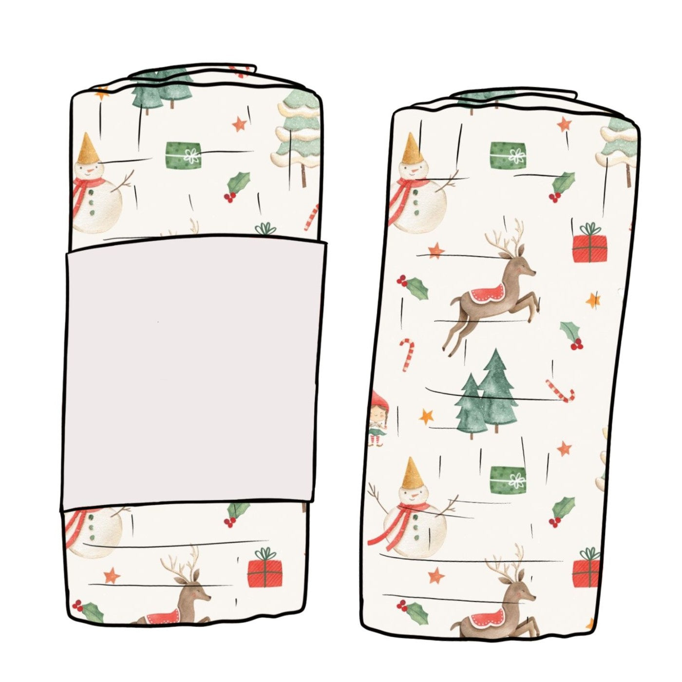 Christmas Time Child & Baby Muslin Swaddle Blanket