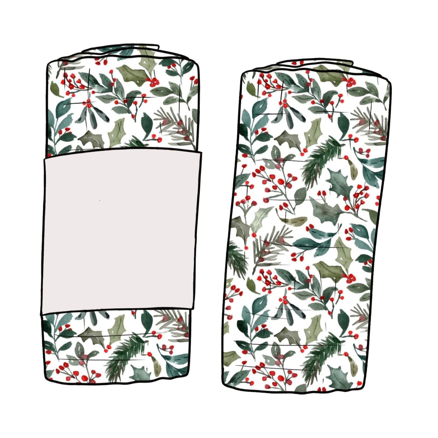Winter Berries Child & Baby Muslin Swaddle Blanket
