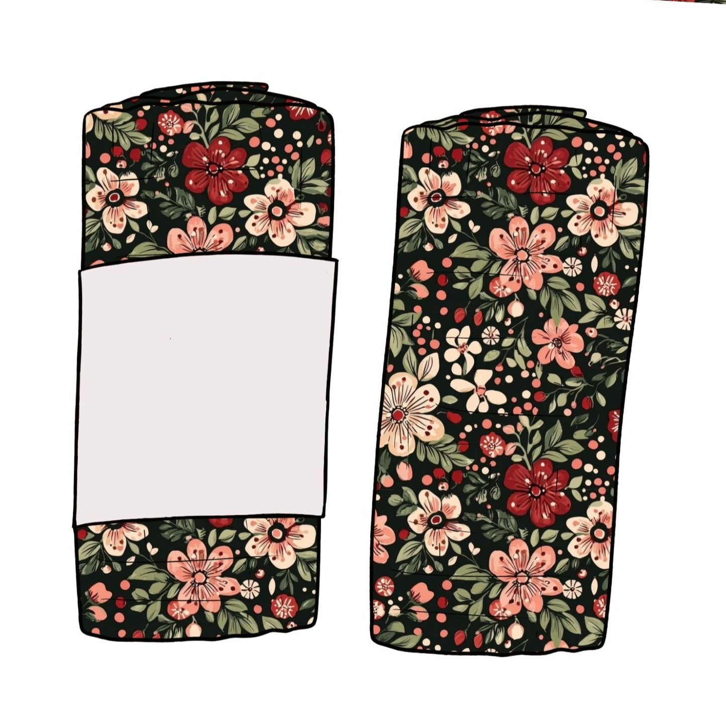 Christmas Floral Child & Baby Muslin Swaddle Blanket