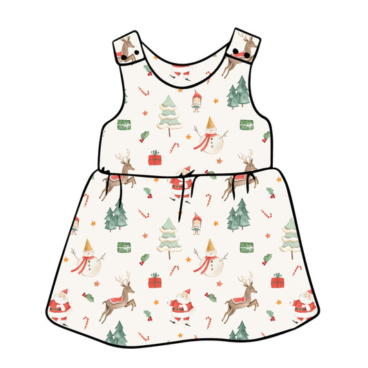 Christmas Time Child & Baby Pinafore Dress