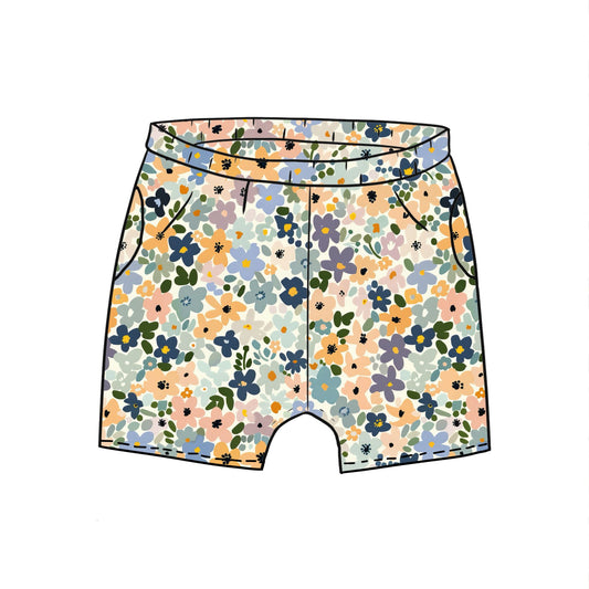 Wildflower Confetti Toddler & Child Pocket Shorts
