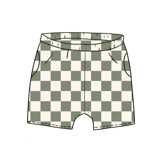 Chequerboard Toddler & Child Pocket Shorts