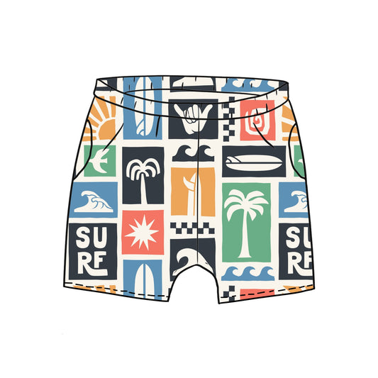 Surfing Toddler & Child Pocket Shorts
