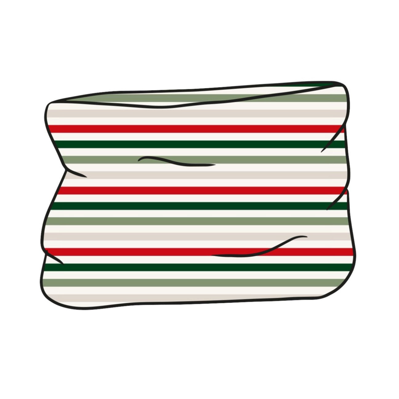 Christmas Stripes Child & Baby Snood