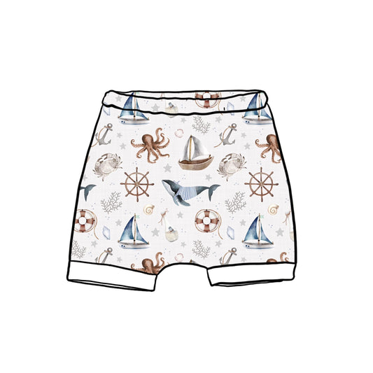 Nautical Rolled Shorts 2-3 years