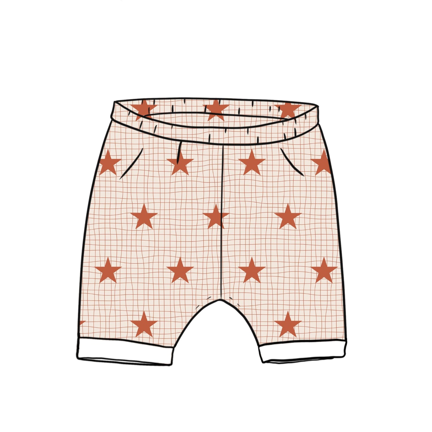 Superstars Rolled Shorts 18-24m (legging style)