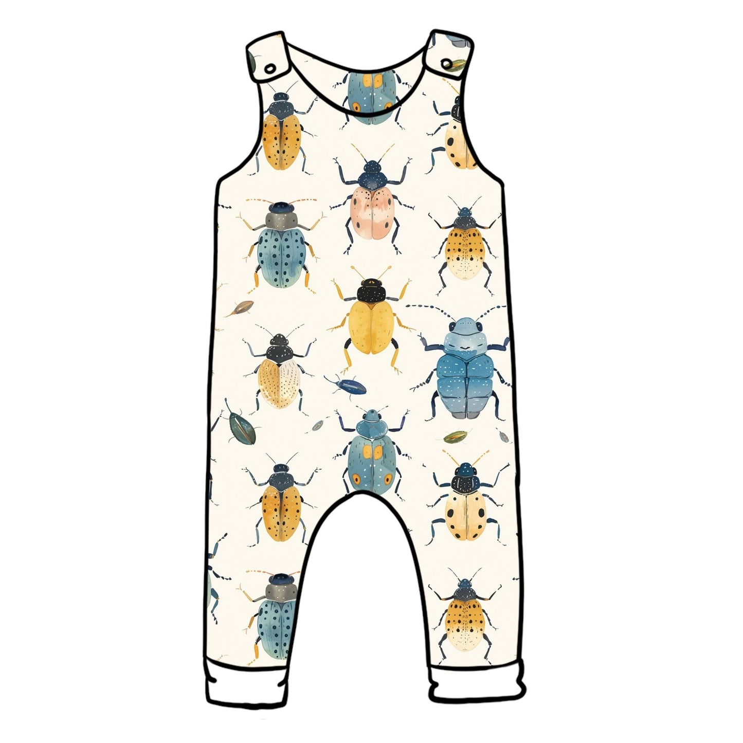 Bright Bugs Child & Baby Full Length Romper