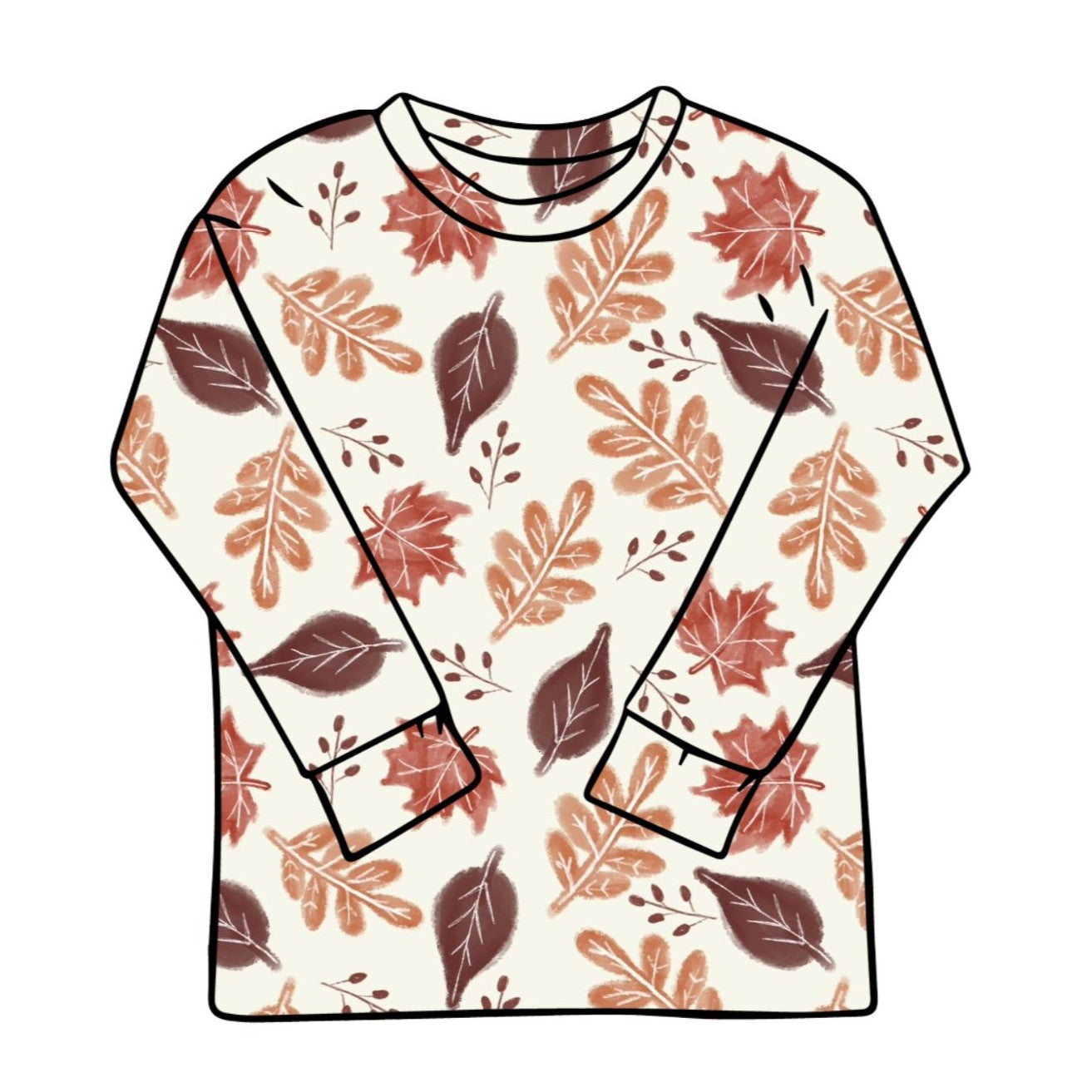 Rustic Autumn Leaves Child & Baby Long Sleeve T-Shirt