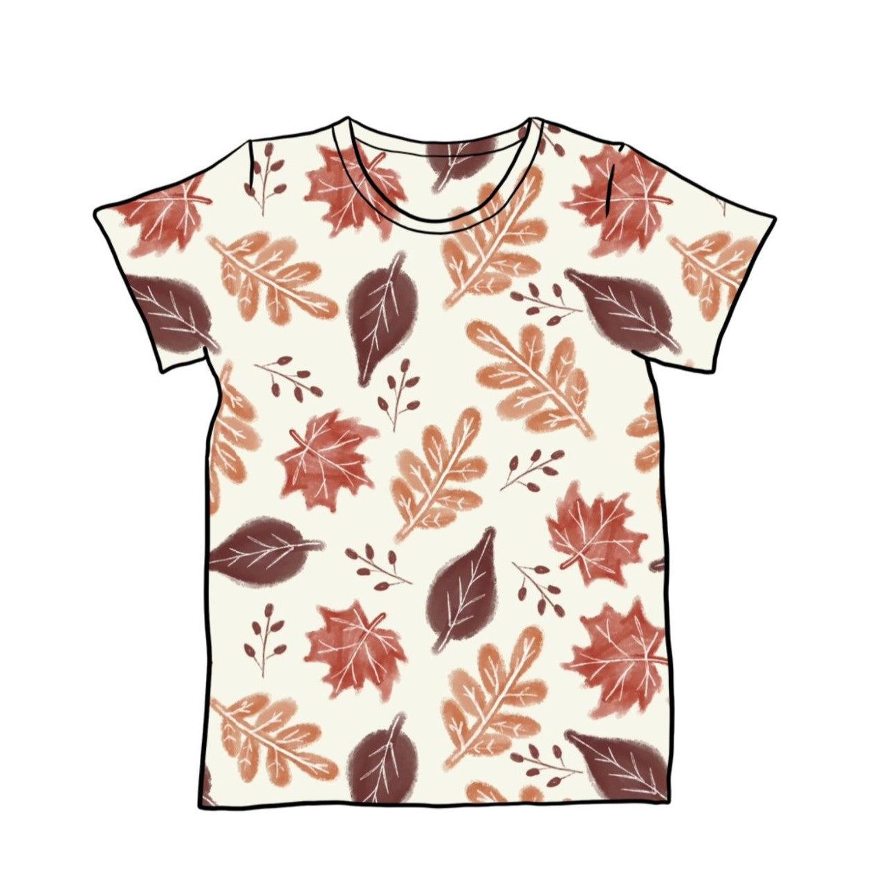 Rustic Autumn Leaves Child & Baby T-Shirt