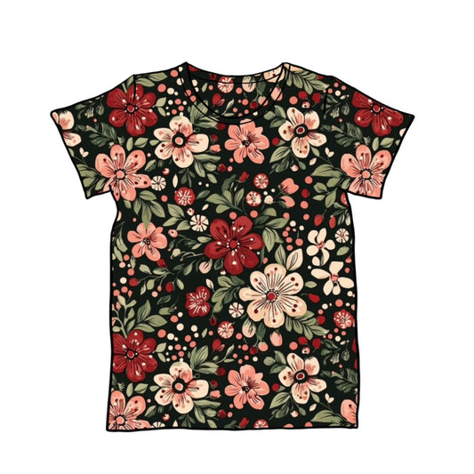 Christmas Floral Child & Baby T-Shirt