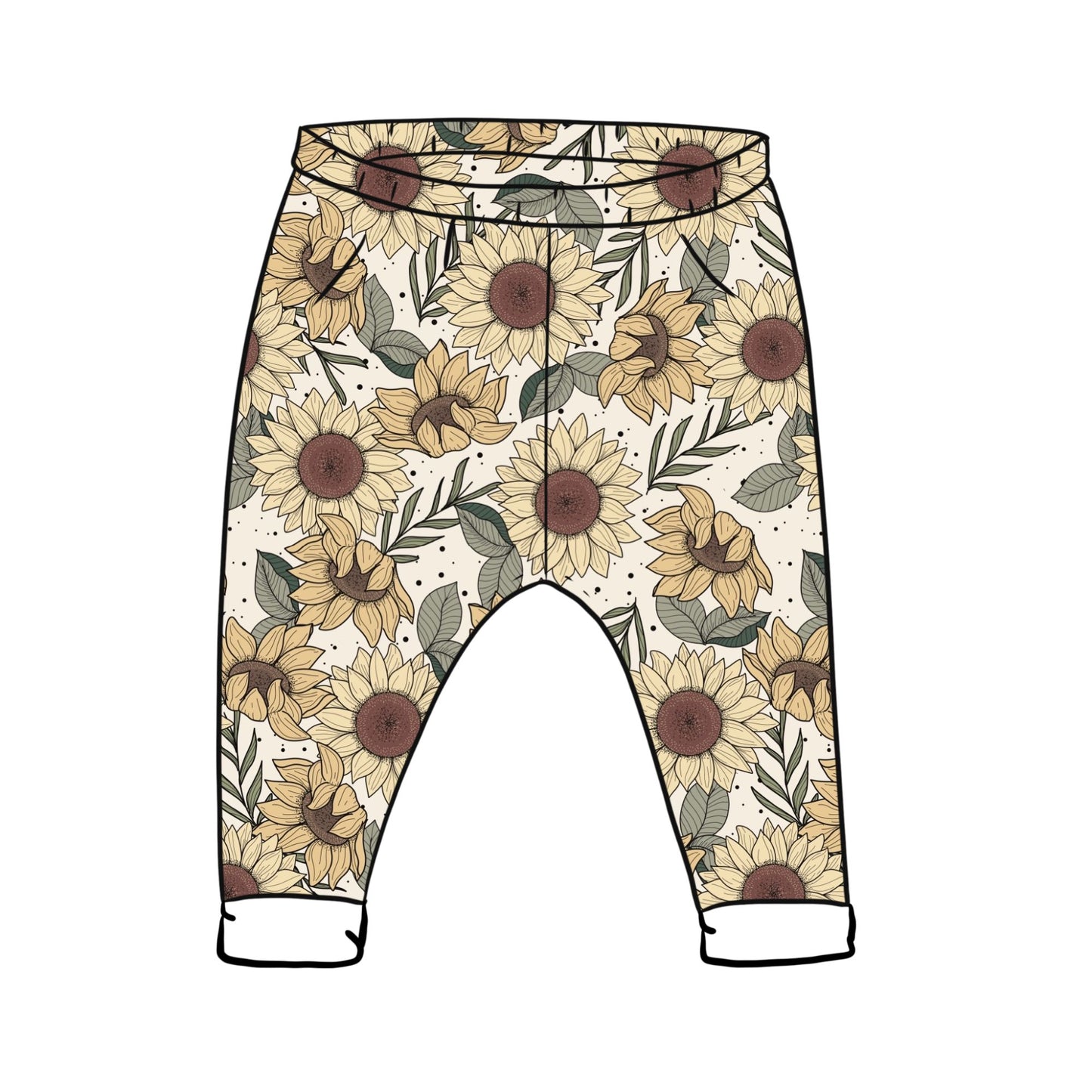 Sunflower Meadow Toddler & Child Leggings