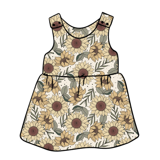 Sunflower Meadow Child & Baby Pinafore Dress