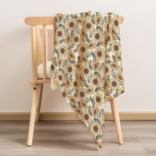 Sunflower Meadow Child & Baby Snuggle Blanket