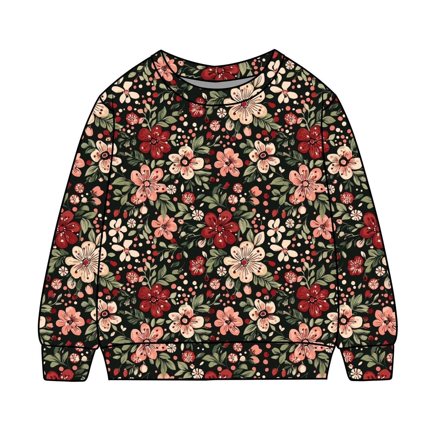 Christmas Floral Child & Baby Sweatshirt