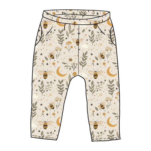 Bees & Moons Toddler & Child Pocket Trousers