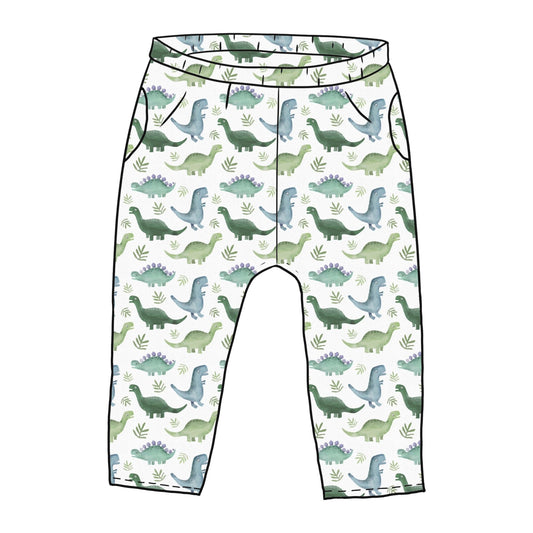 Blue Dinos Toddler & Child Pocket Trousers