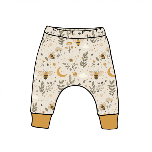 Bees & Moons Harems 0-3m (Gold cuff)
