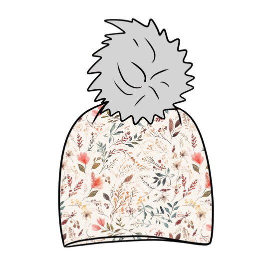 Wildflowers Toddler & Child Bobble Hat