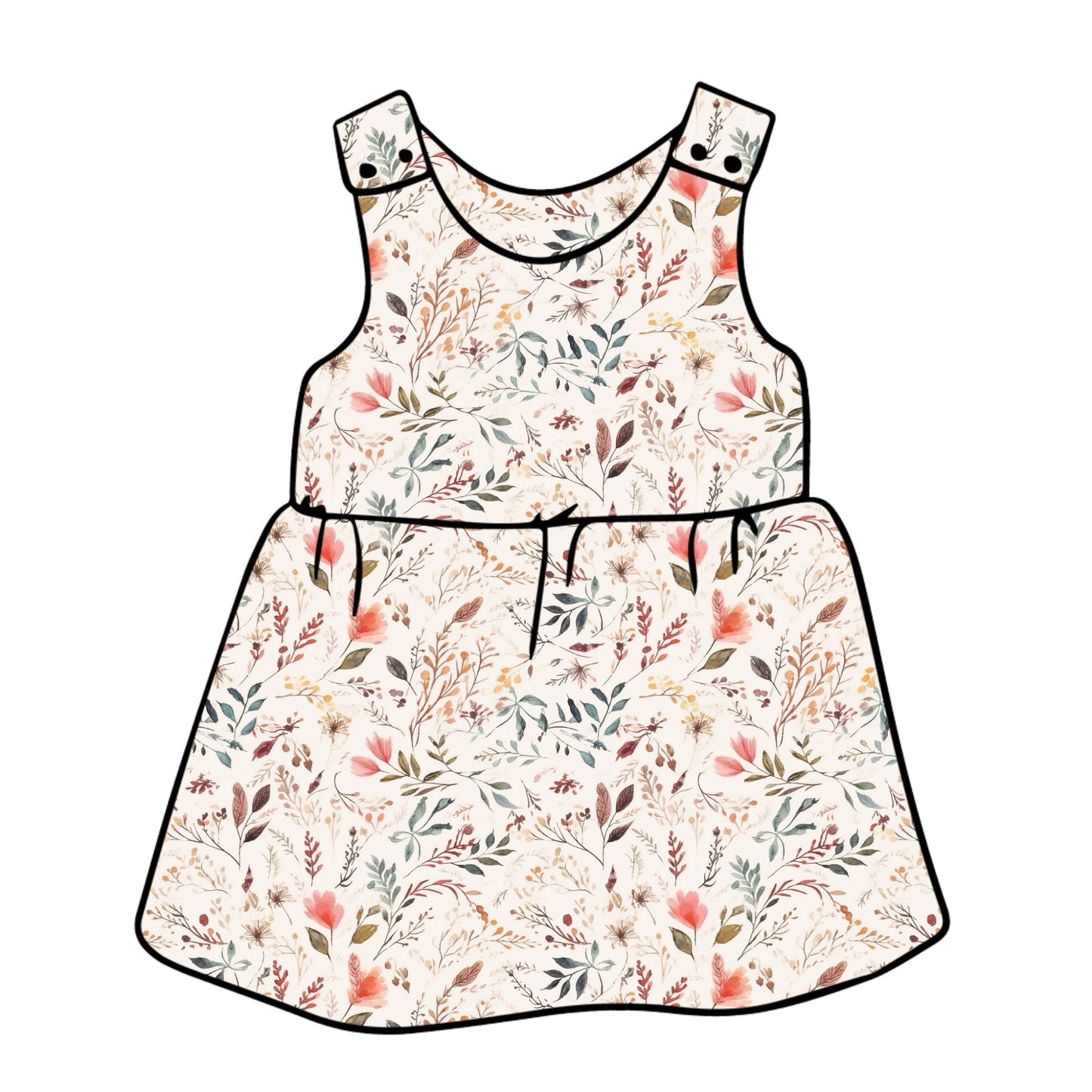 Wildflowers Child & Baby Pinafore Dress