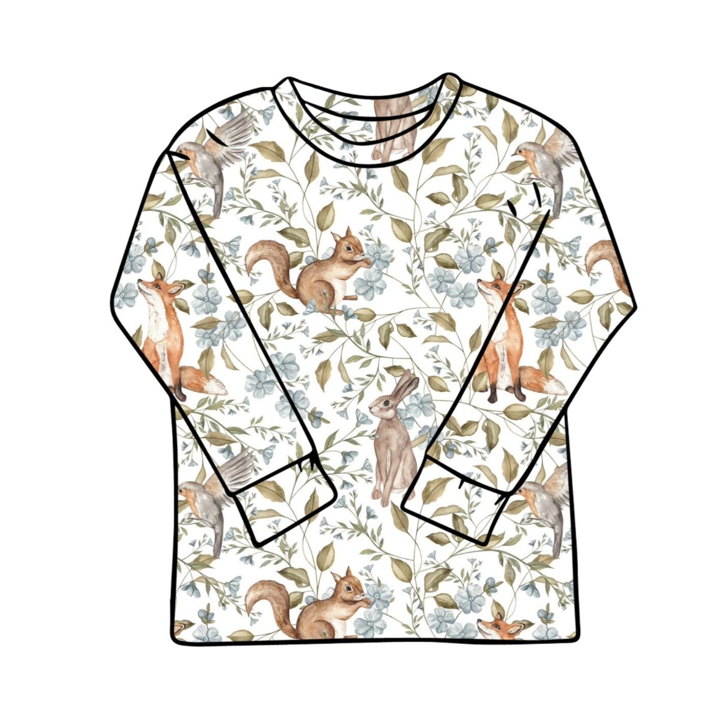 Woodland Companions Child & Baby T-Shirt - Short or Long Sleeve