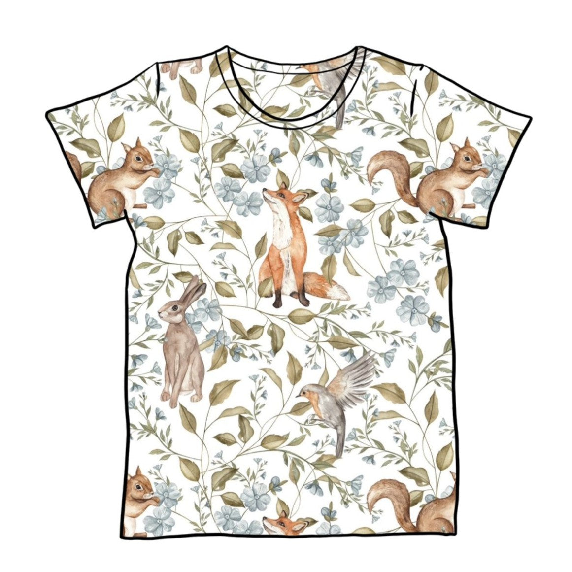 Woodland Companions Child & Baby T-Shirt - Short or Long Sleeve