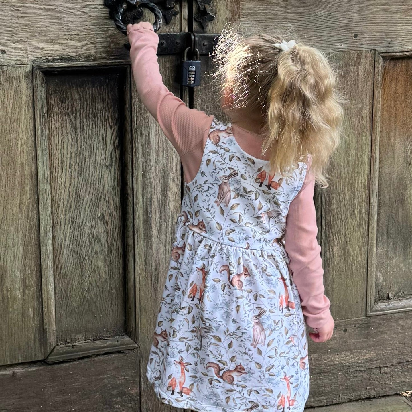 Woodland Companions Child & Baby Pinafore Dress
