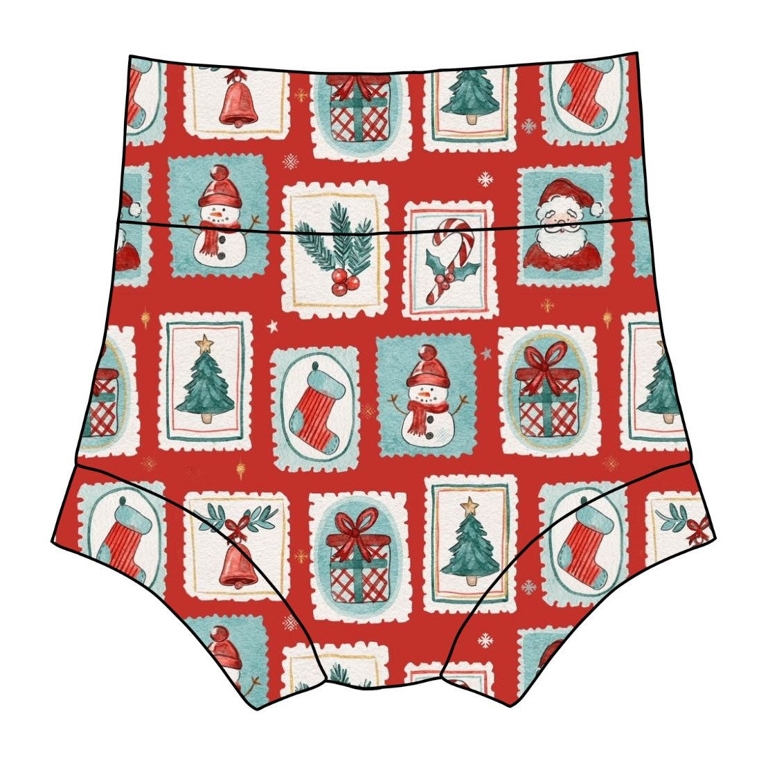 Christmas Stamps Child & Baby Yoga Bloomers