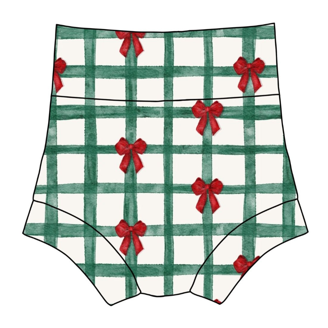 Christmas Gingham Child & Baby Yoga Bloomers