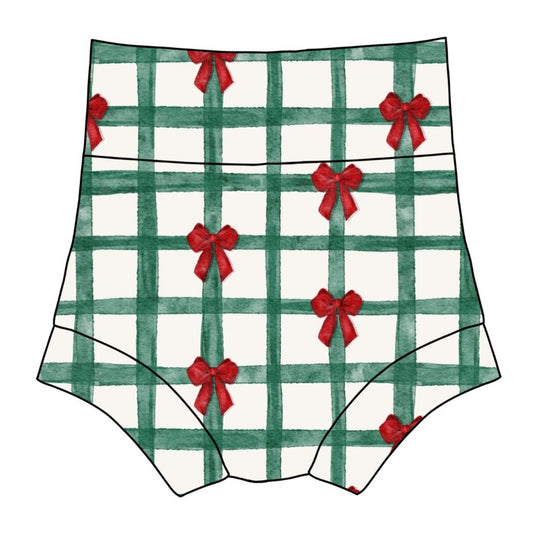 Christmas Gingham Child & Baby Yoga Bloomers