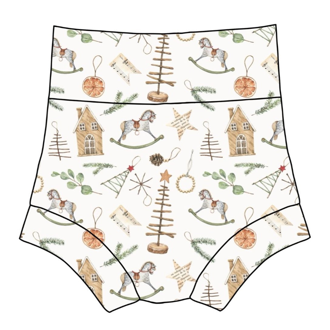 Scandi Christmas Child & Baby Yoga Bloomers