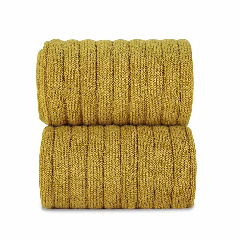 Cóndor Cotton Rib Tights - MUSTARD 629