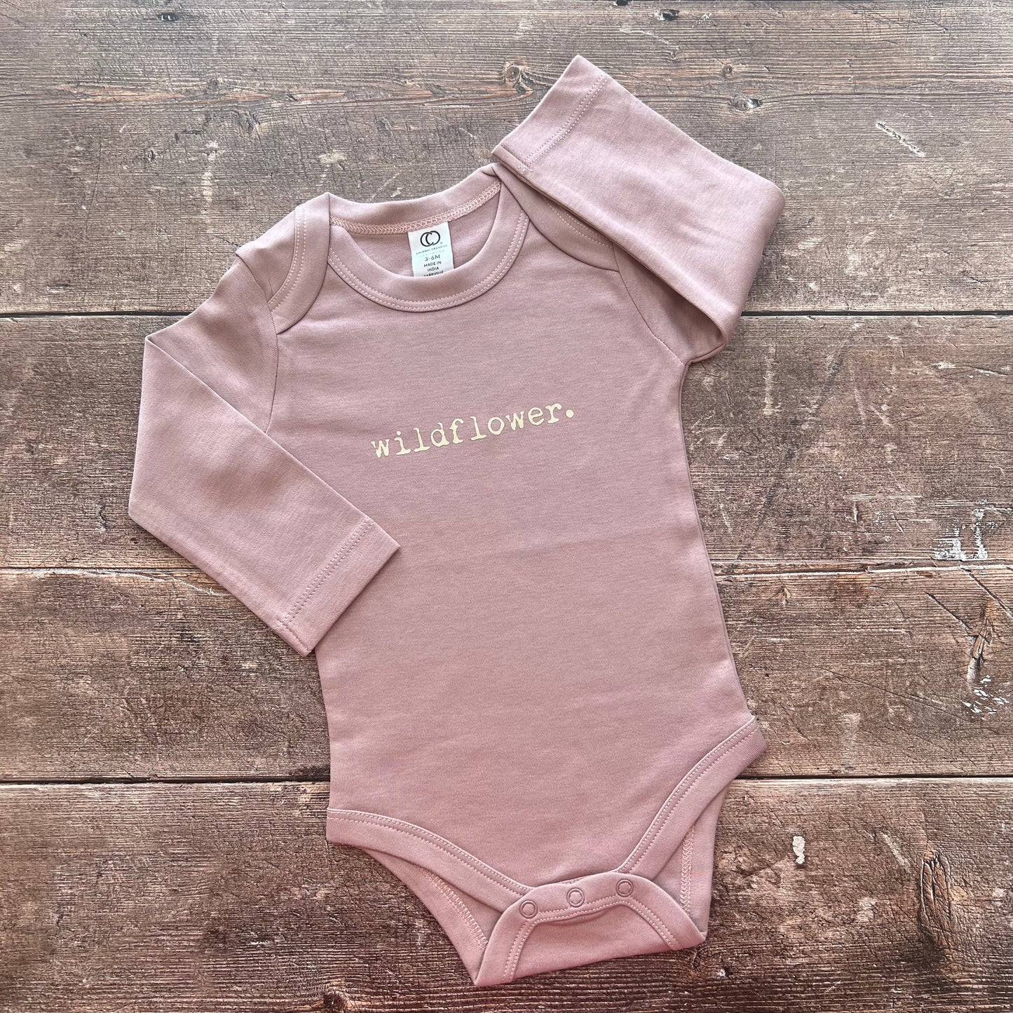 Wildflower mauve bodysuit 6-12m