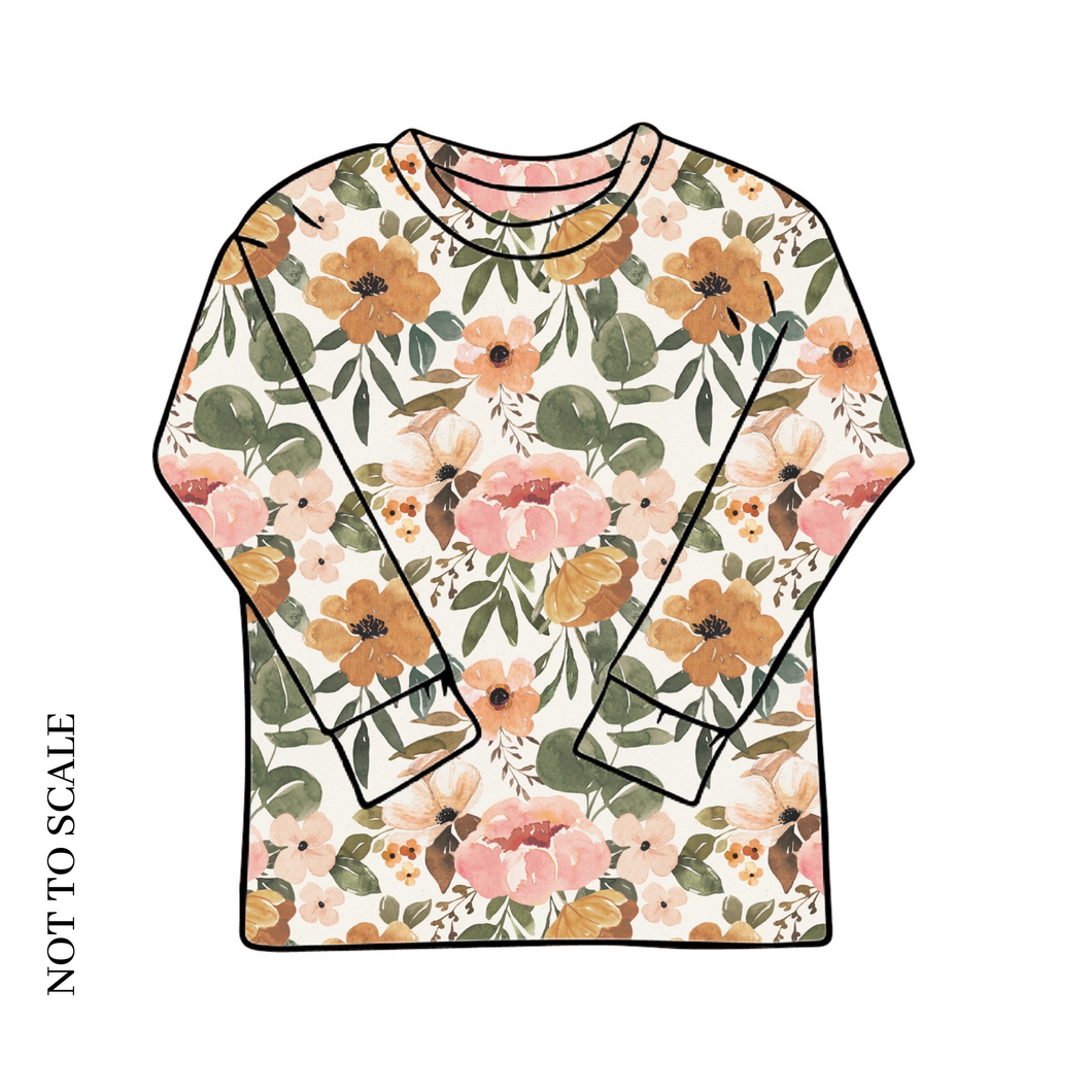Vintage Blooms Long Sleeve T-Shirt