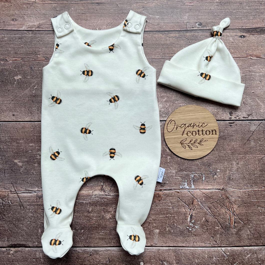 Busy Bees Footed Romper