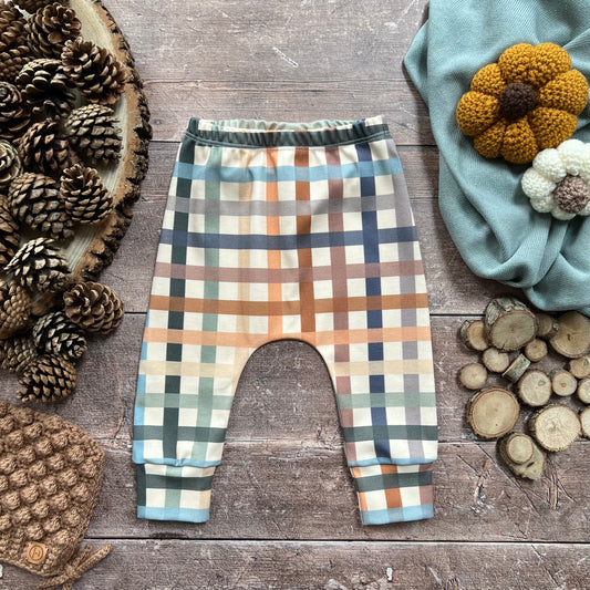 Boho Gingham Harems 6-9m