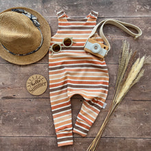 Load image into Gallery viewer, Organic Linen Stripes Romper
